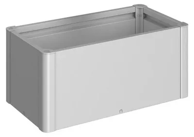 Produktbild von Hochbeet klassisch biohort Pflanzbeet Belvedere Mini Gr. 100 102 x 53 x 45 cm silber