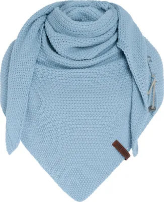 Produktbild von Knit Factory Coco Dreiecksschal - Celeste - 190x85 cm