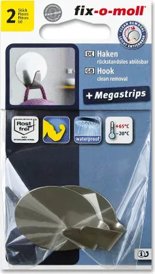 Produktbild von Haken oval edelstahl fix-o-moll