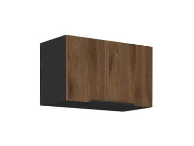 Produktbild von TOVA Dunstabzugshaubenschrank - Breite 60 cm, Okapi-Nussbaum / Schwarz