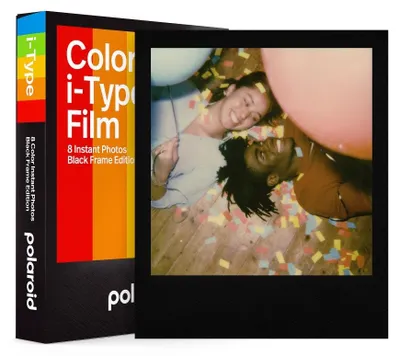 Produktbild von Polaroid Film i-Type Black Frame 8 Bilder,farbig,Rahmen schwarz (006019)