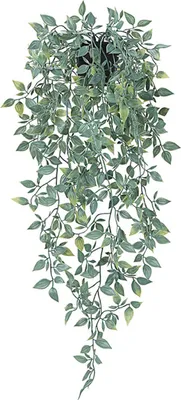 Produktbild von künstliche hängende Pflanze realistisch ohne Bewässerung kein With Fake Eucalyptus Blattwand Hanging Topf Pflanze Wandraum Haus Home Innen im Freienschelfdekoration-A