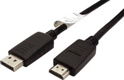 Produktbild von ROLINE DisplayPort - HDMI kabel, DP(M) -> HDMI M, 1,5m (11.04.5779)