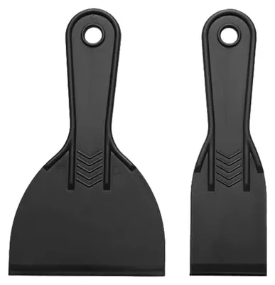 Zdjęcie produktu dla Szpachelka do szpachlowania - 5 cm i 10 cm - Plastik - Zestaw 2 szt. - Do kleju, farby i gruntów