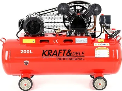 Produktbild von Öl Kompressor 200L 400V 690L/min 2 Zylinder Druckluftkompressor Werkstatt