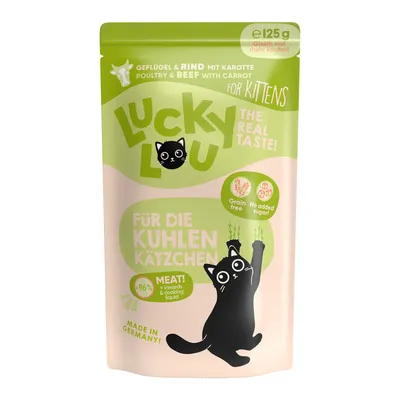Produktbild von Lucky Lou Lifestage Kitten Geflügel & Rind