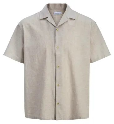 Produktbild von JACK & JONES Herren Hemd Summer Linen Blend Resort Shirt