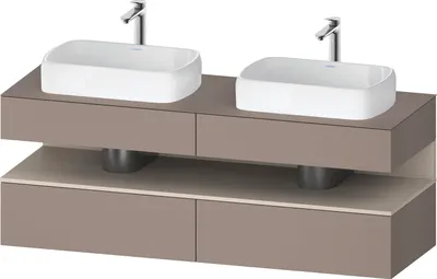 Produktbild von DURAVIT QA4779083430000 QTG KWTU WH Ek. 1600x550x600 bs. Mt.