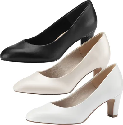 Produktbild von Tamaris Damen Pumps runde Form mittelhoher Blockabsatz 1-22419-20, Größe:38 EU, Farbe:Schwarz