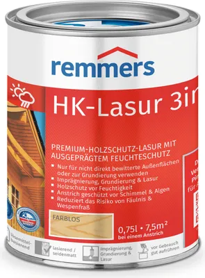Obrázok produktu pre Remmers HK-Lasur 0,75 L Eimer Farblos