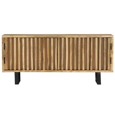 Image de vidaXL Armoire TV 90x30x40 cm en bois massif de manguier