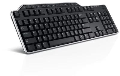 Zdjęcie produktu dla DELL KB522, Pełnowymiarowy (100%), Przewodowa, USB, QWERTY, Czarny