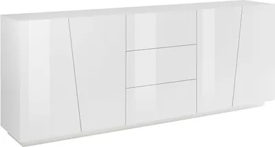 Produktbild von Sideboard Anrichte Kommode Beistellschrank Highboard Schrank "Viterbo I" Weiß Hochglanz