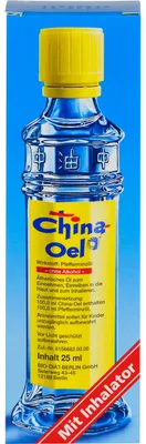 Produktbild von China-Oel mit Inhalator, 25 ml ätherisches Öl