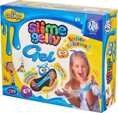 Produktbild von Dr. Cosmic Slime gelly Fluffy blau ASTRA