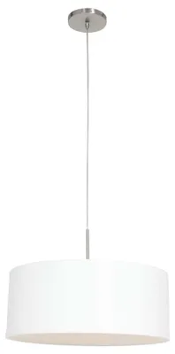 Produktbild von Hängeleuchte - weiß - Sparkled Light - metall textil - Ø 50cm - E27 - 9889ST - Steinhauer