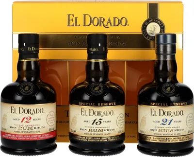 Image de El Dorado The Collection Set 42% Vol. 3x0,35l en boîte cadeau