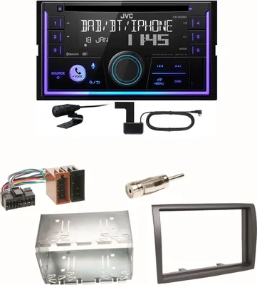 Produktbild von JVC KW-DB95BT Bluetooth Digitalradio Einbauset für Fiat Ducato Boxer Jumper