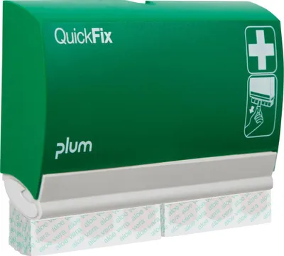 Produktbild von Pflasterspender QuickFix 3 B232,5xH133,5xT33ca.mm grün