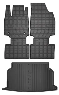 Obrázok produktu pre Gumové autokoberce SolidPRO + vaňa kufra DryZone pre: MG 3 III 2024- hatchback 5 ks