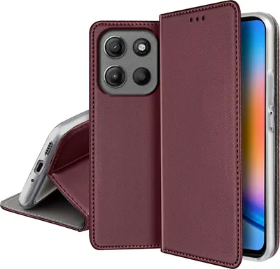 Obrázek produktu pro ETUI SKÓRZANE do MOTOROLA MOTO G15 | G15 POWER MAGNETYCZNE BOOK + SZKŁO