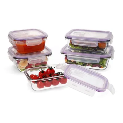 Produktbild von 5 Lunchbox-Set Quid Frost Kristall