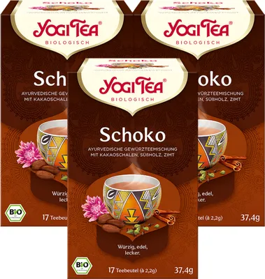 Produktbild von 3 x  YOGI TEA Schoko | 3 x 37,4g