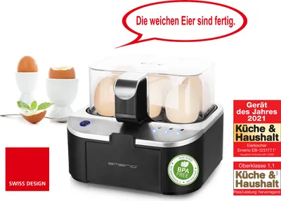 Produktbild von Emerio Eierkocher, EB-123177.1, schwarz