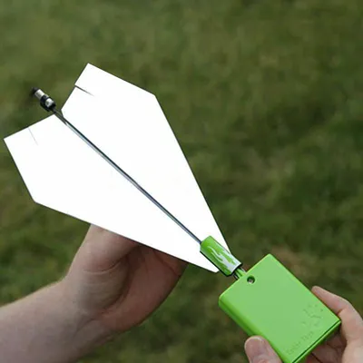 Obrázek produktu pro DIY Power Up Fold Electric Motor Paper Plane Aircraft Module Educational Toy Kit (sada vzdělávacích hraček)
