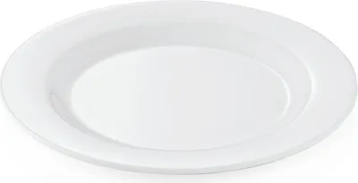 Produktbild von 12x Teller flach Ø 20 cm Melamin weiß bruchfest