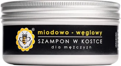 Produktbild von Miodowa Mydlarnia Szampon w kostce Miodowo-Węglowy, 70 g