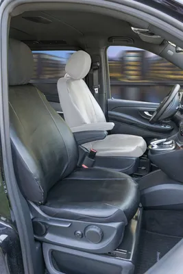Produktbild von Walser Sitzbezüge für Mercedes V-Klasse 447 für Einzelsitz Beifahrer mit  Armlehne innen aus Kunstleder ab BJ 06/2014 - heute, 11530
