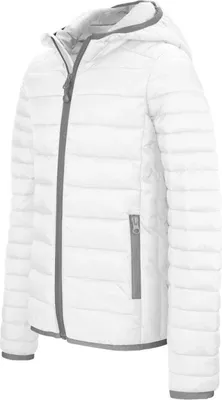 Produktbild von Kariban Herren Steppjacke Outdoor Basic Winterjacke Herrenjacke, Größe:L, Farbe:Weiß