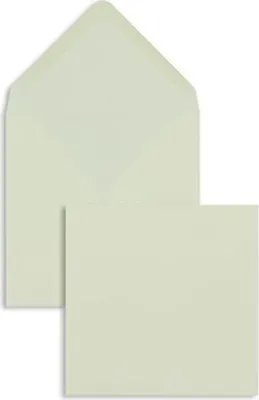 Produktbild von Briefumschläge 155x155mm 100g/qm gummiert VE=100 Stück ivory