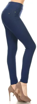 Produktbild von Leggings Depot Damen-Jeggings aus Baumwollmischgewebe, Stretch, Schlupfhose, Fre