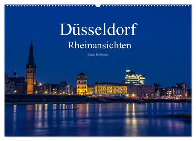 Produktbild von Düsseldorf - Rheinansichten (Wandkalender 2027 DIN A2 quer), CALVENDO Monatskalender