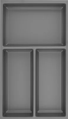Produktbild von Agoform Besteck Organizer Sky Besteckeinsatz 270x53x473 Kunststoff schiefergrau