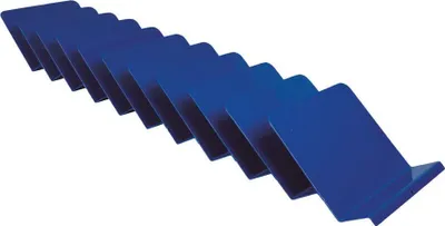 Produktbild von Blauer Normalanzeige mit 11 Trennwänden.