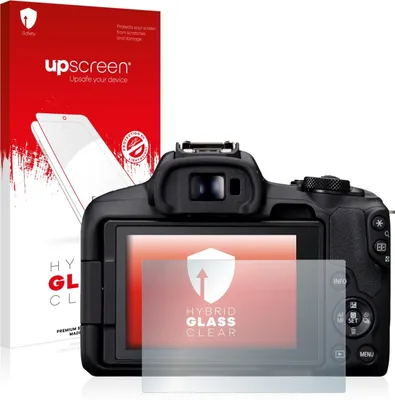 Produktbild von upscreen Schutzglas für Canon EOS R50 Schutzfolie Panzer Folie Glas Display Schutz klar
