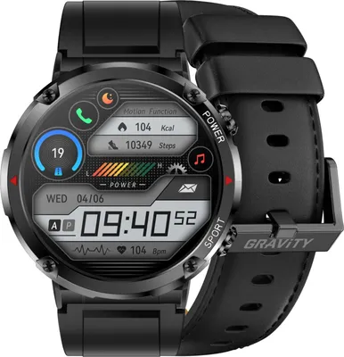 Obrázek produktu pro Chytré hodinky Gravity GT21-3 + černý silikonový řemínek