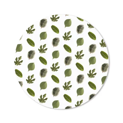 Produktbild von MuchoWow® Mauspad Mousepad Natur - Blätter - Muster 50x50 cm - Mousepads - Maus Mat - Pad - Mausunterlage - Vinyl