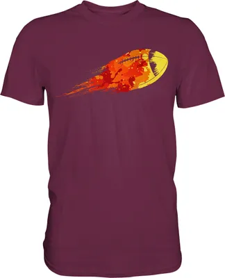 Produktbild von American Football T-Shirt – Burgundy / L
