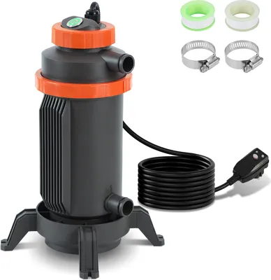 Produktbild von Aopunly Poolheizung Schwimmbadheizung 3KW für Pools bis 15.000l Schwimmbad  35°C