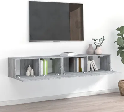 Produktbild von Maison Exclusive - 2-tlg. TV-Schrank-Set Grau Sonoma Holzwerkstoff