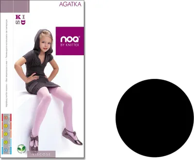 Produktbild von Kinder-Strumpfhose aus Viskose AGATKA Nero 146-152