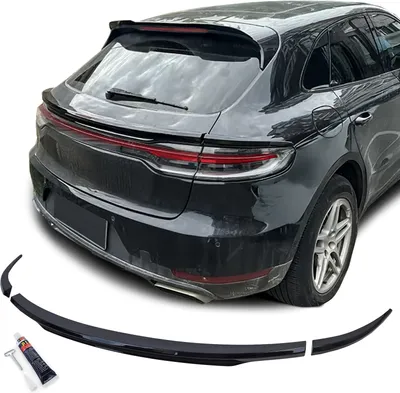 Zdjęcie produktu dla Tylny spojler z czarnym połyskiem do Porsche Macan 2018-2021