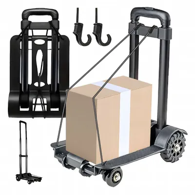 Produktbild von Faltbarer Einkaufswagen mit Teleskopgriff, 40 kg