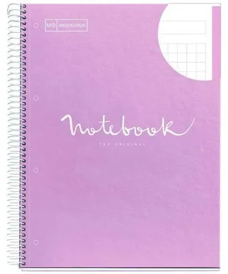 Zdjęcie produktu dla MAUL A460533, Monochromatyczny, Fioletowy, A4, 80 ark., 90 g/m², Papier w kratkę