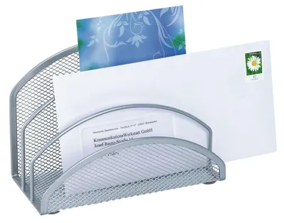 Produktbild von Wedo 65354 Briefständer Office (3 Fächer, Drahtmetall) silber