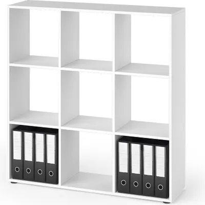 Obrázok produktu pre Rozdeľovač miestností Vicco Nove biely 104 x 108 cm s 2 skladacími boxmi, Model 37942